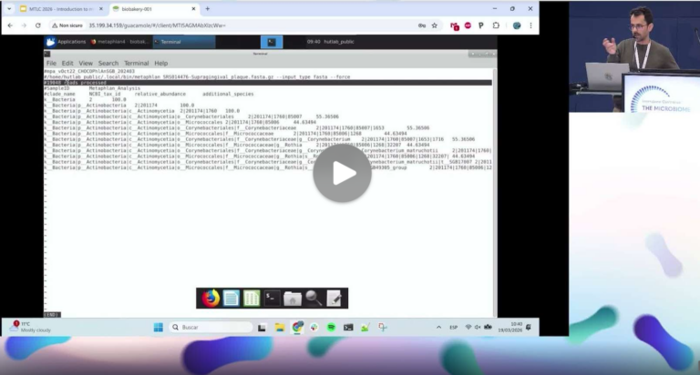 WORKSHOP “INTRODUCTION TO METAGENOMIC DATA ANALYSIS WITH bioBakery”
